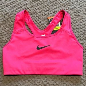 NWT Nike Pro Classic, medium support, small, color 616 (fuschia/raspberry color)